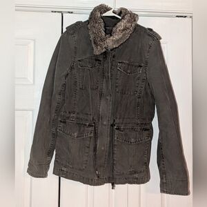 Levi's Utility Green Jacket - Juniors Medium